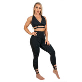 Storm High Waist Compression Leggings - Black